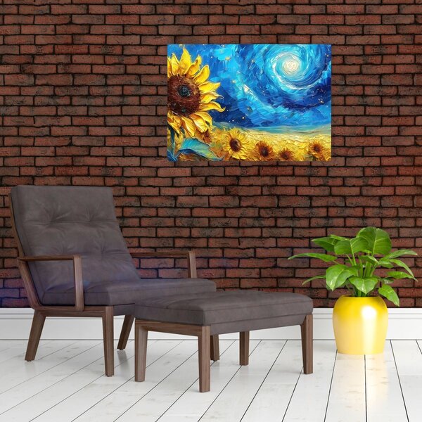 Slika - Slikanje suncokreta (70x50 cm)