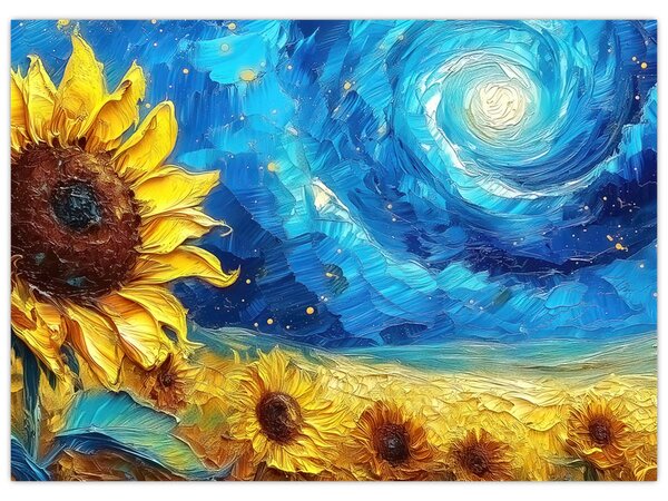 Slika - Slikanje suncokreta (70x50 cm)
