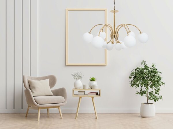 Stropna svjetiljka Glamour Gold APP962-12CP