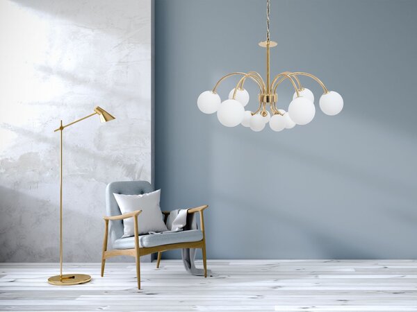 Stropna svjetiljka Glamour Gold APP962-12CP