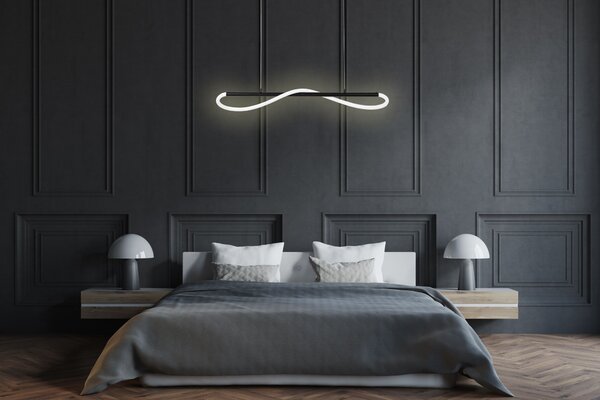 LED stropna svjetiljka App853-CP Long Black