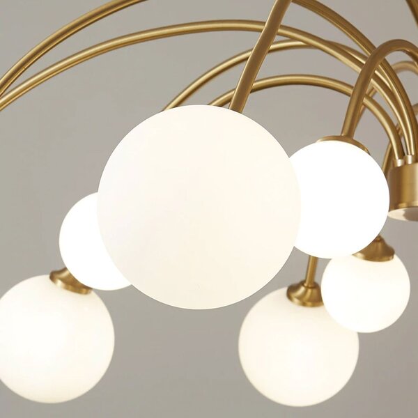 Stropna svjetiljka Glamour Gold APP962-12CP