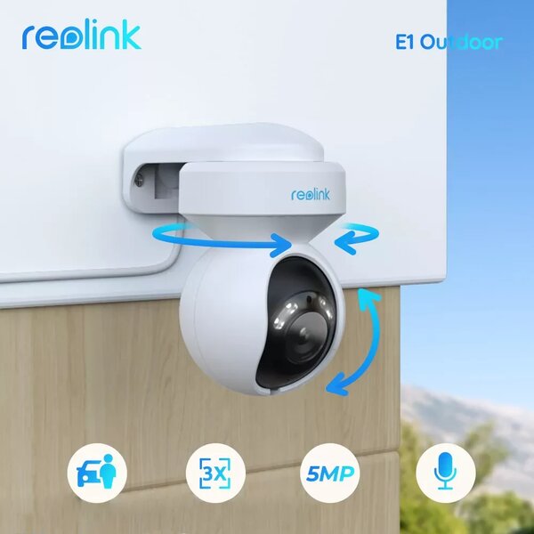 Reolink E540 (E1 Outdoor) - rotirajuća WiFi kamera s reflektorom