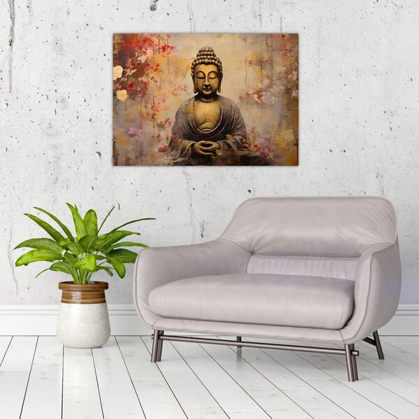 Slika - Buddha, slikanje (70x50 cm)