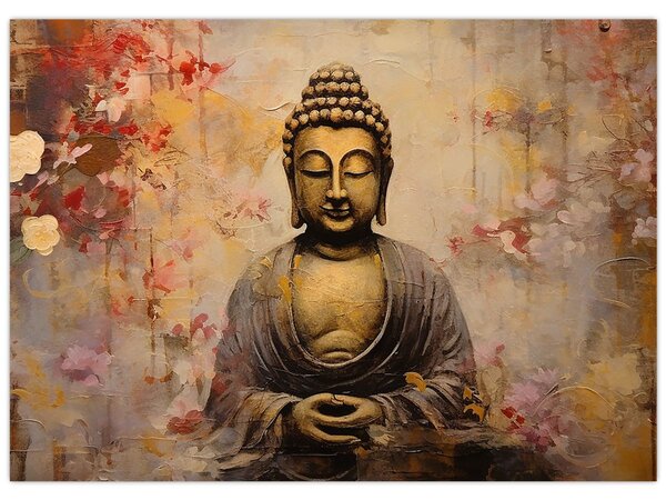 Slika - Buddha, slikanje (70x50 cm)