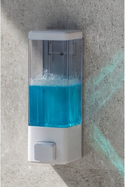 Bijeli plastičan zidni dozator sapuna 320 ml Istres – Wenko