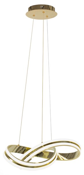 Moderna LED stropna svjetiljka + pilot App818-CP zlato