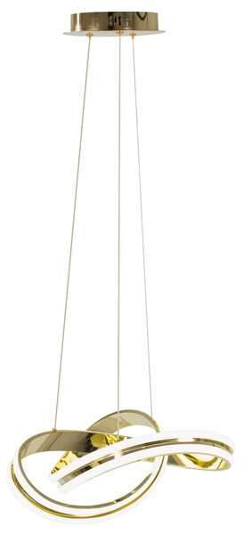 Moderna LED stropna svjetiljka + pilot App818-CP zlato