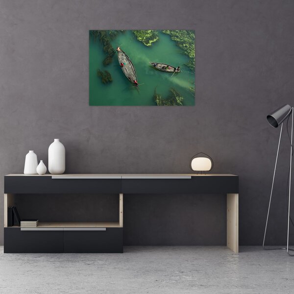 Slika - Ribari na rijeci (70x50 cm)
