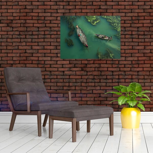 Slika - Ribari na rijeci (70x50 cm)