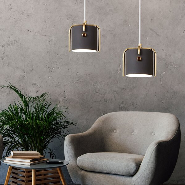 Stropna lampa APP934-1CP Elegent Black