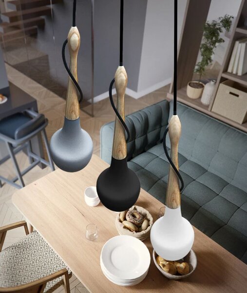 Stropna lampa APP936-1CP crna