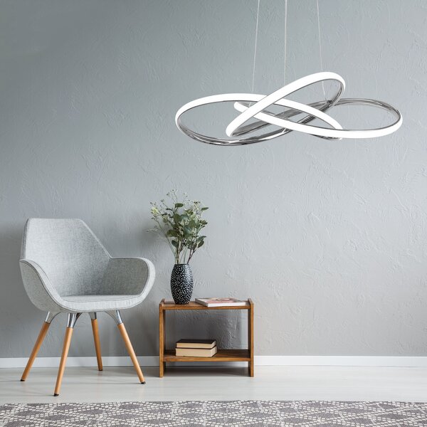 Moderna LED stropna svjetiljka + pilot App816-CP