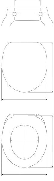 WC daska 38 x 41 cm Aldeno – Wenko