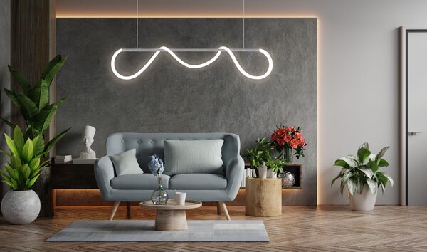 LED stropna svjetiljka APP855-CP Duga Krom