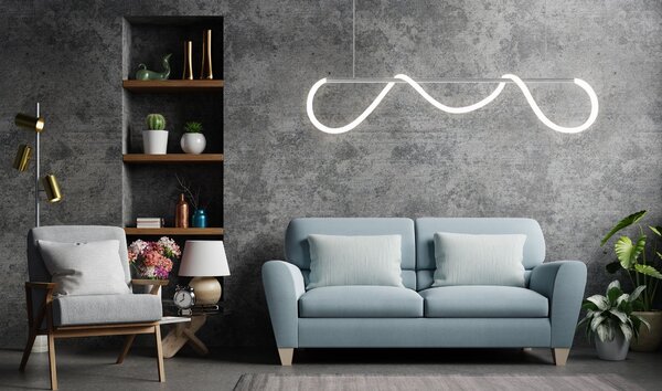 LED stropna svjetiljka APP855-CP Duga Krom