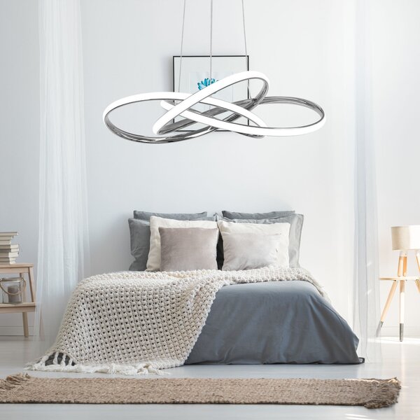 Moderna LED stropna svjetiljka + pilot App816-CP