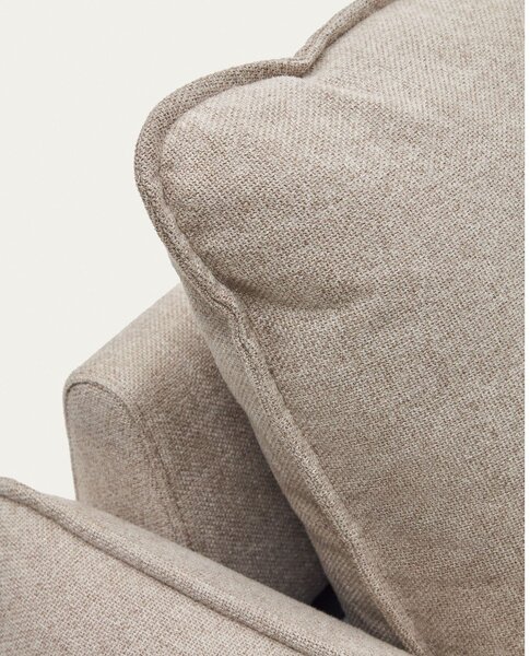 Bež sklopiva sofa 185 cm Carlota – Kave Home