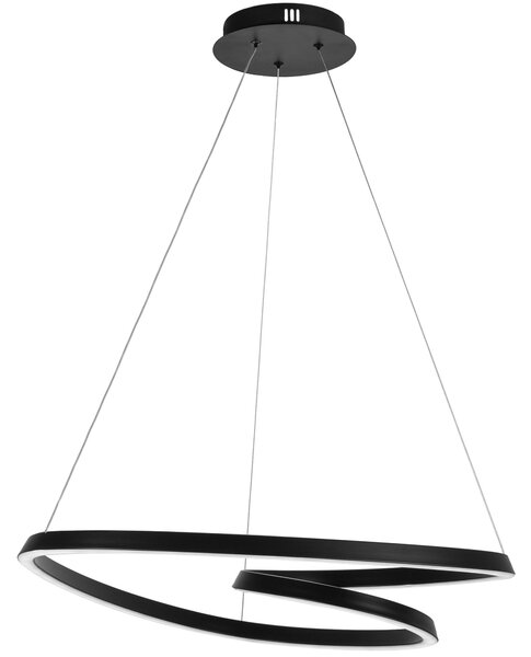 Stropna svjetiljka Hanging Loop LED + Remote APP796-cp crna