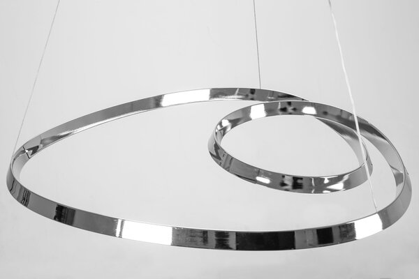 Stropna svjetiljka Hanging Loop LED + Daljinski upravljač APP798-cp Krom