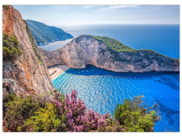 Slika - Plaža Navagio, Grčka (70x50 cm)