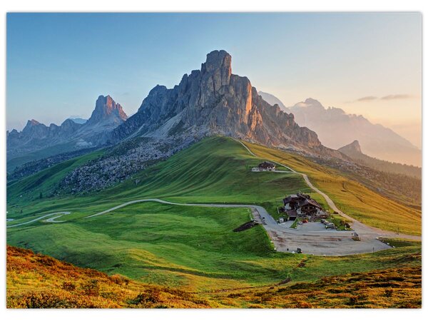 Staklena slika - Dolomiti (70x50 cm)