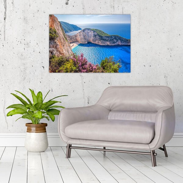 Slika - Plaža Navagio, Grčka (70x50 cm)