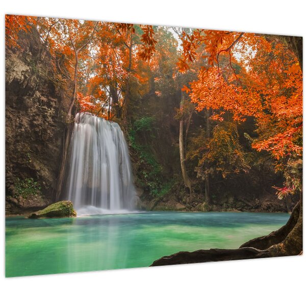 Slika - Vodopad u Tajlandu (70x50 cm)
