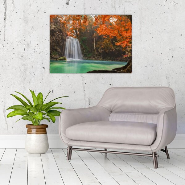 Slika - Vodopad u Tajlandu (70x50 cm)