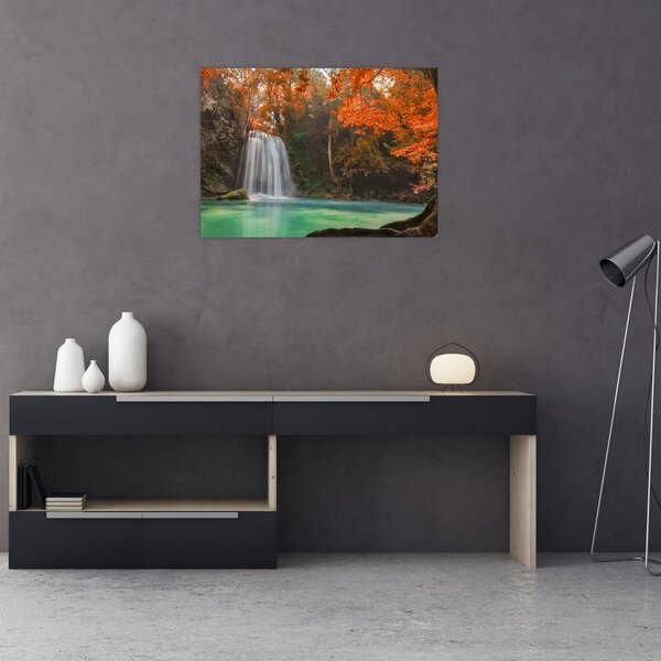 Slika - Vodopad u Tajlandu (70x50 cm)