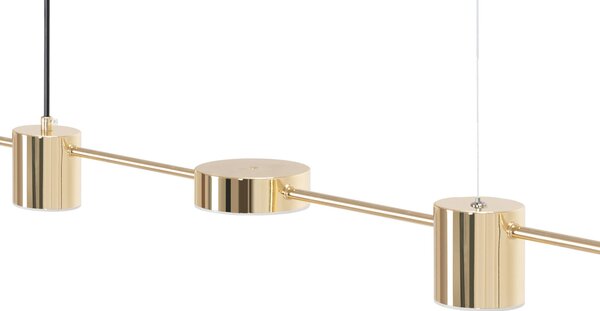 APP929-5CP GOLD LED viseća stropna svjetiljka