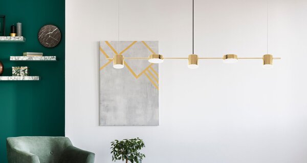 APP929-5CP GOLD LED viseća stropna svjetiljka