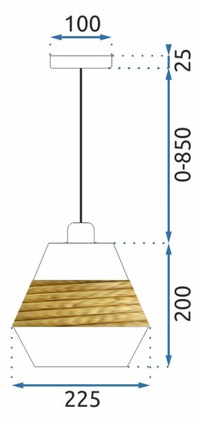 Viseća lampa APP989-1CP