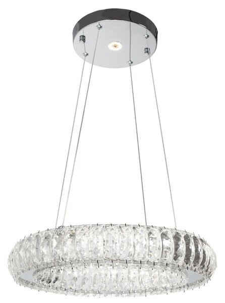 Kristalna LED stropna svjetiljka App1040-CP + daljinski upravljač