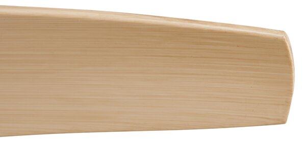 Stropni ventilator bijeli s uzorkom drva 132 cm uklj. LED prigušiva s daljinskim upravljačem - Joly