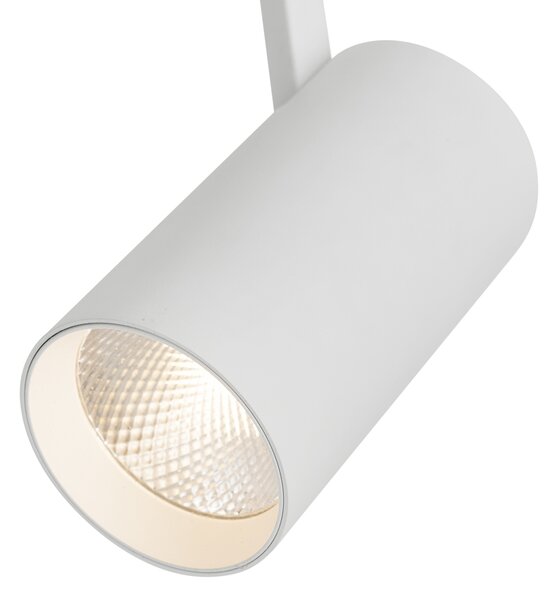 Moderni reflektor bijeli za 1-fazni sustav tračnica, uklj. LED - Iconic Mark