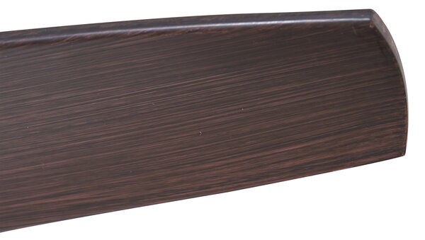 Stropni ventilator crni s uzorkom drveta 132 cm uklj. LED prigušivanje s daljinskim upravljačem - Joly