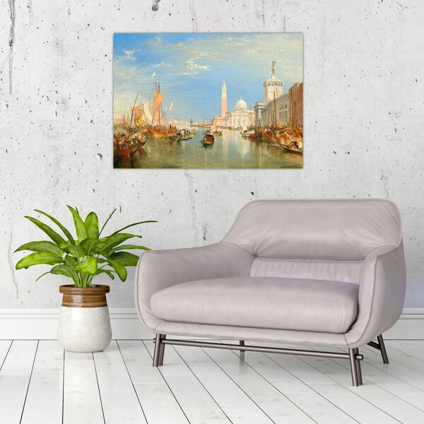 Slika - Joseph Mallord William Turner, Venice the Dogana and San Giorgio Maggiore, reprodukcije (70x50 cm)