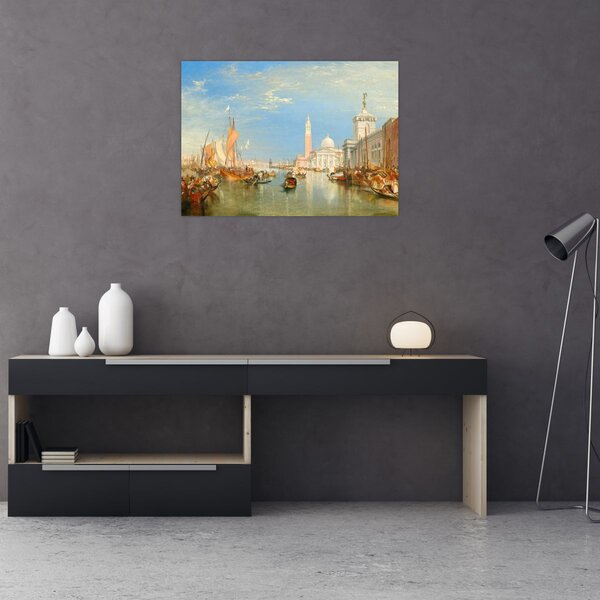 Slika - Joseph Mallord William Turner, Venice the Dogana and San Giorgio Maggiore, reprodukcije (70x50 cm)