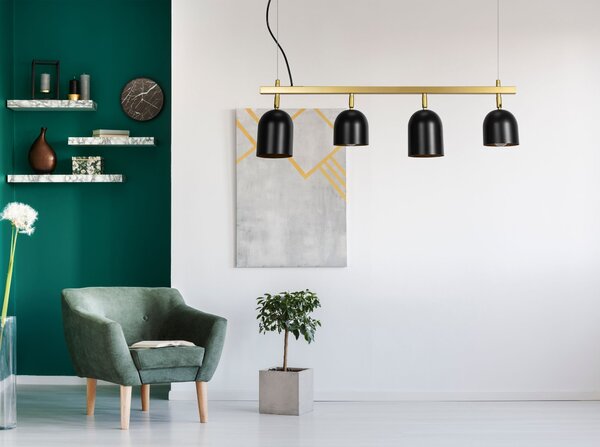 Viseća Lampa APP1031-4CP Black