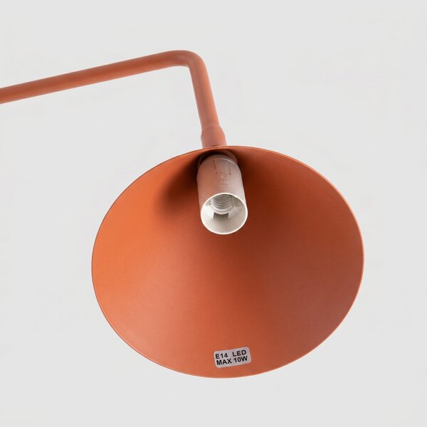Stolna lampa NOX crveni oker