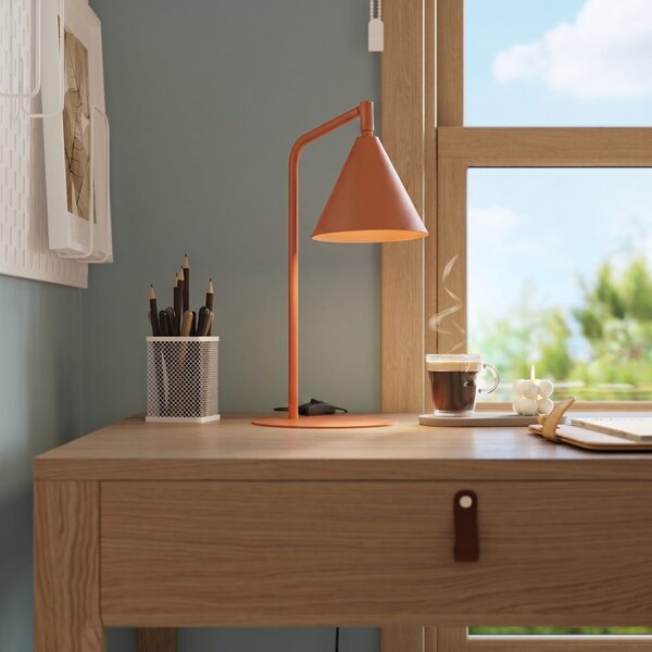 Stolna lampa NOX crveni oker