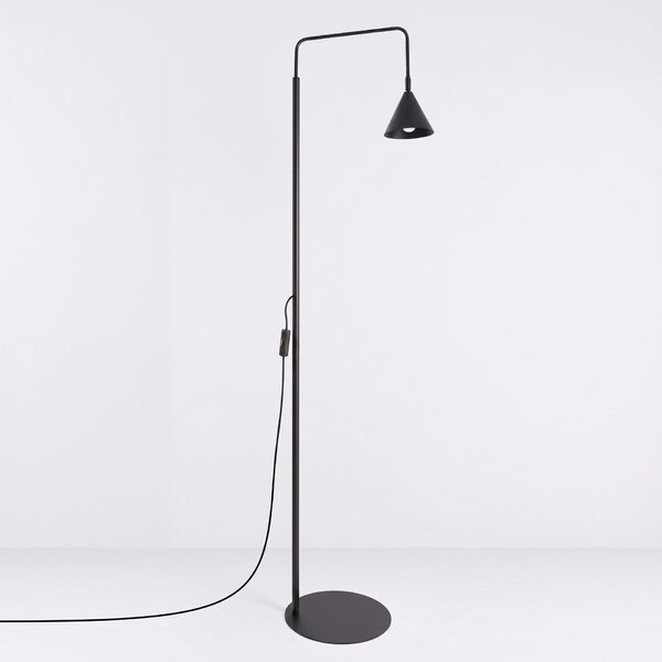 Podna lampa NOX crna