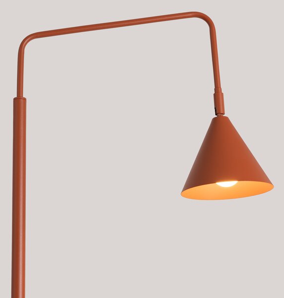 Podna lampa NOX crveni oker