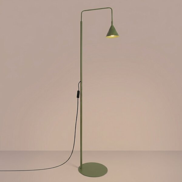 Podna lampa NOX maslinasto zelena