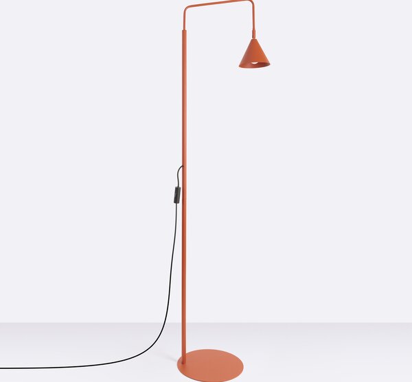 Podna lampa NOX crveni oker