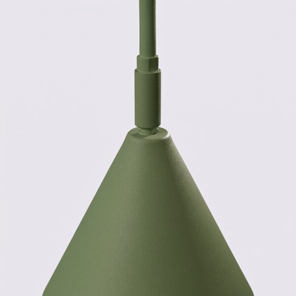 Podna lampa NOX maslinasto zelena