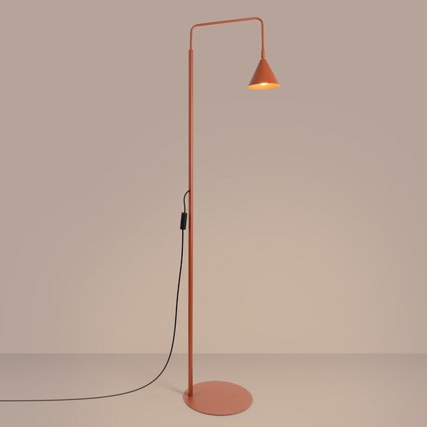 Podna lampa NOX crveni oker