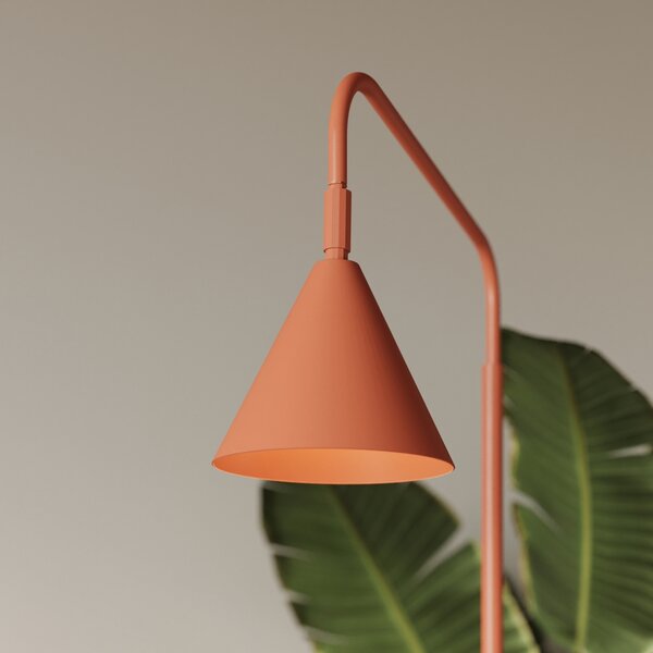 Podna lampa NOX crveni oker