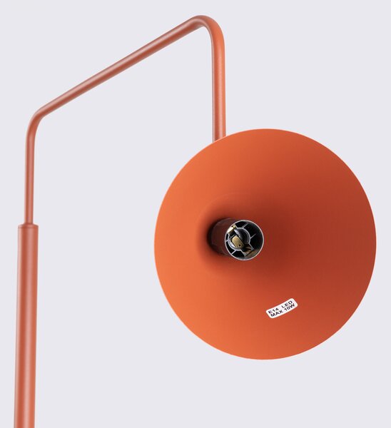 Podna lampa NOX crveni oker